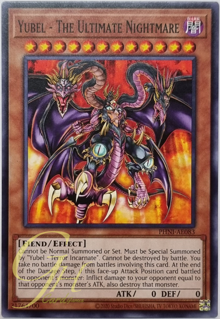 Yugioh [PHNI-AE083] Yubel - The Ultimate Nightmare (Common)