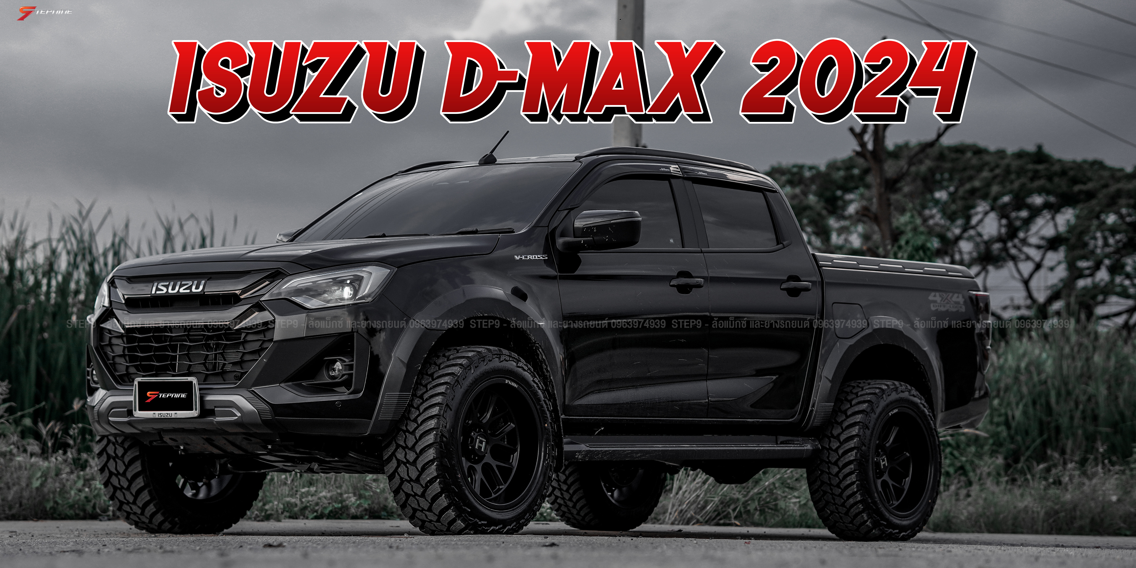 ALL NEW ISUZU D-MAX 2024 ทรงเมกา ล้อแท้ HOSTILE