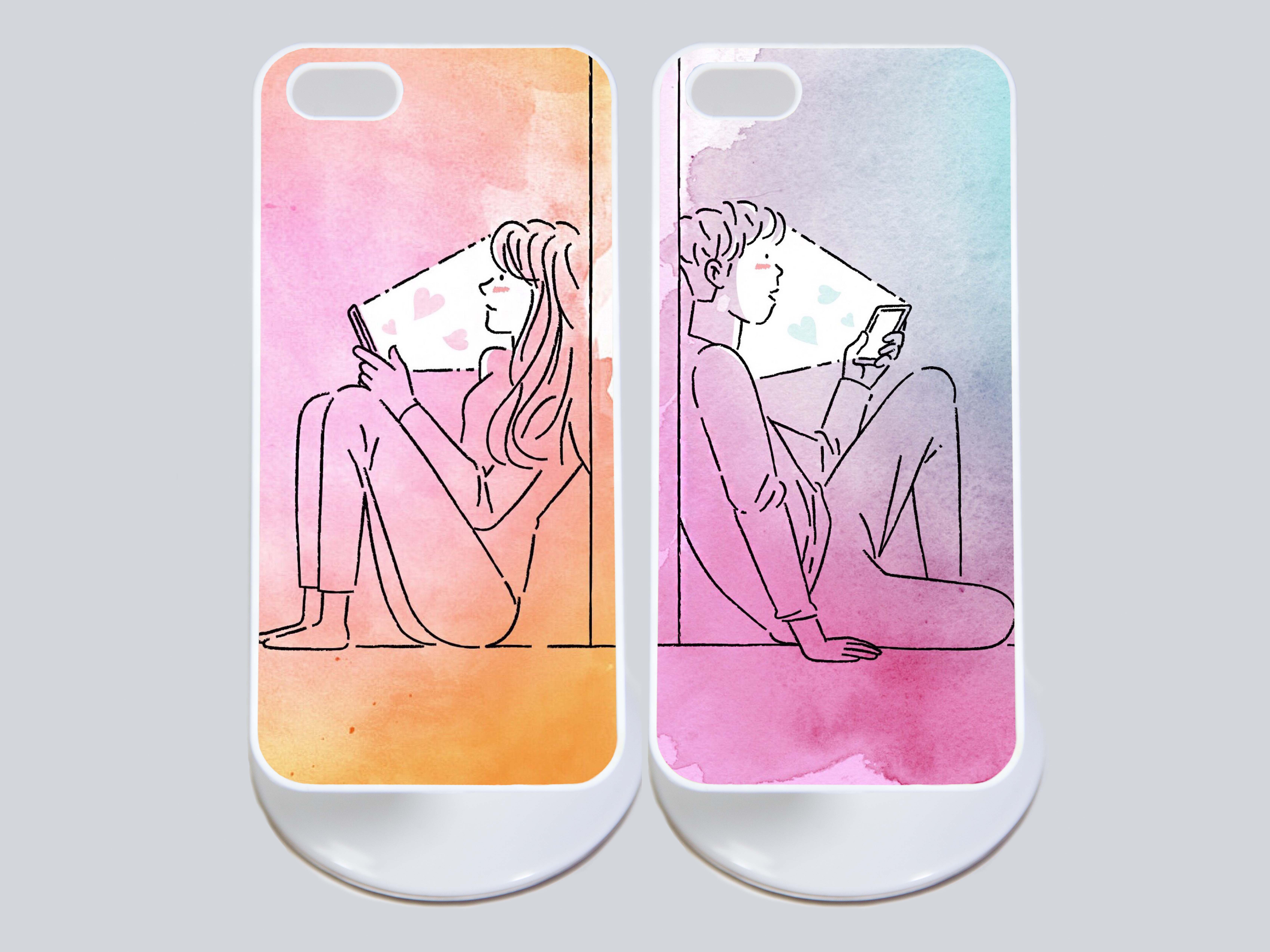 เคสสั่งทำ - ลายคู่ ลายการ์ตูน