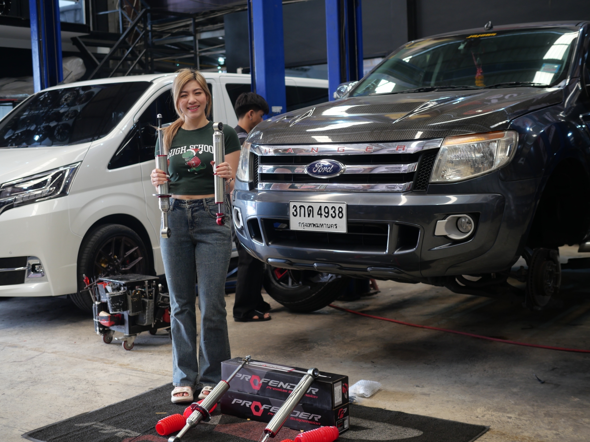 โช๊คอัพ Profender รุ่น Monotube 2.0 ตรงรุ่น Ford Ranger/Everest T6