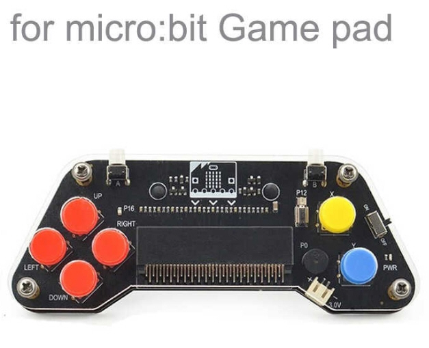 บอร์ดควบคุมไร้สายขยายจอยสติ๊กด้วยแผง micro:bit (ในชุดจะไม่รวม micro:bit และแบตเตอรี่)
