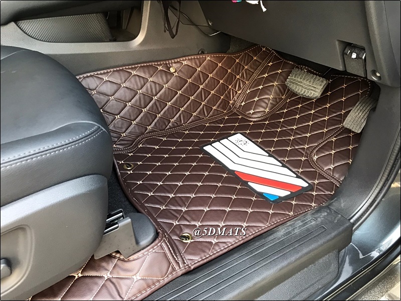 พรมปูพื้นรถยนต์6D PAJERO SPORT 2015-23 พรม6D QX สวยงาม เข้ารูป ปูเต็มคัน 9ชิ้น