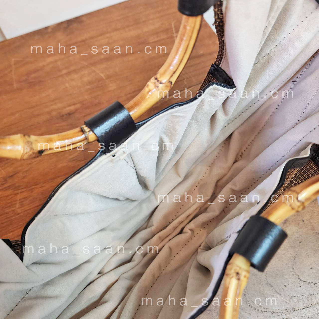 กระเป๋าตาลโตนด คล้องแขน ทรงพัด 💝