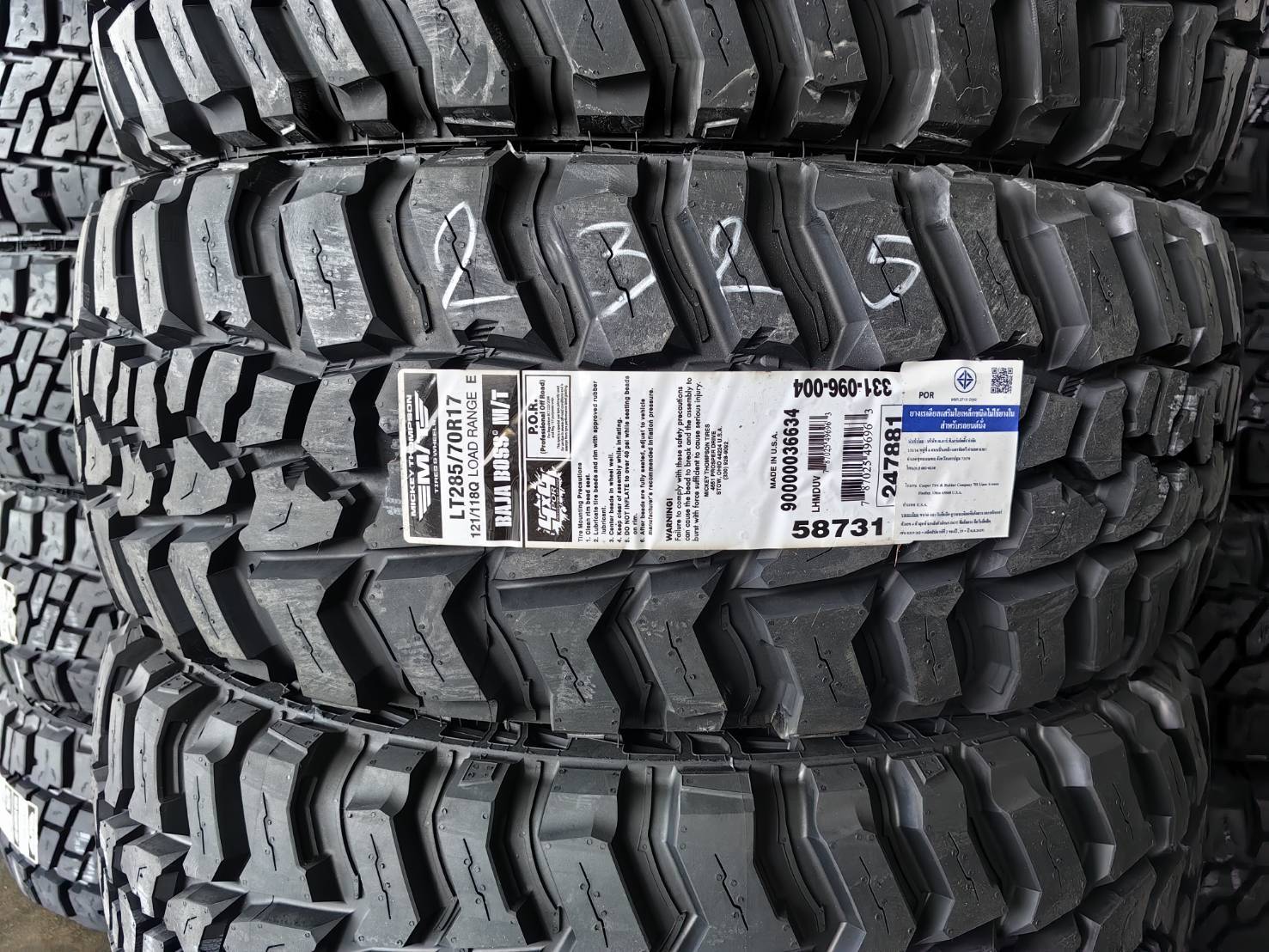 ยางใหม่ MICKEY THOMPSON BAJA LEGEND EXP 265/70-16 ราคาถูกที่ STEP9