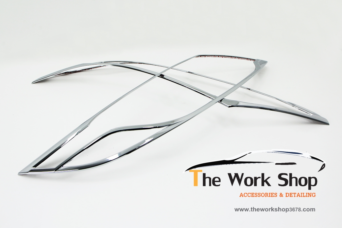 Head Lamp Garnish / Chrome Head Lamp Cover for Sorento ( โครเมี่ยมแต่งไฟคู่หน้า )