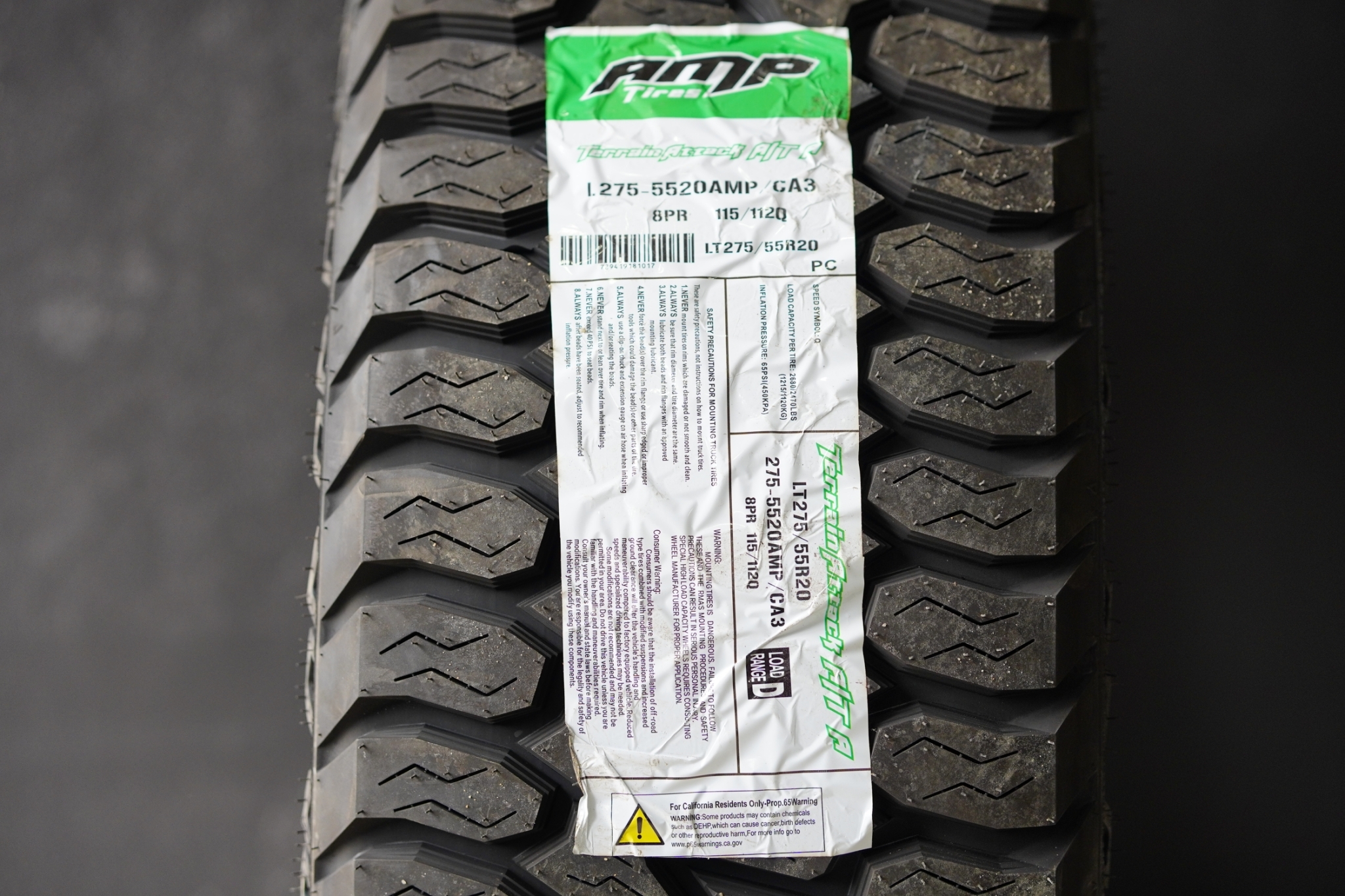 AMP ATA 275/55-20 สุดยอดยาง USA