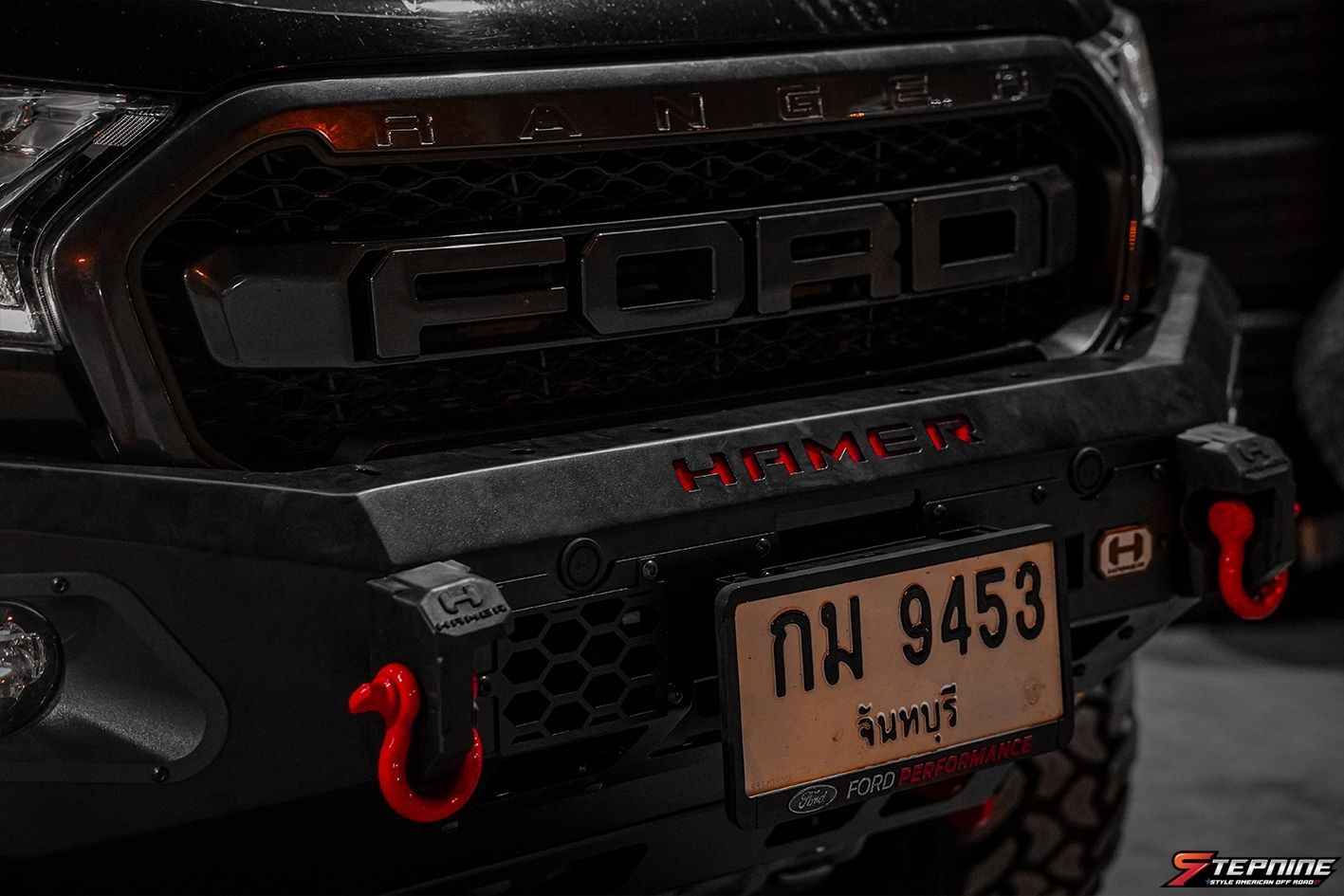 FORD RANGER จองคิวมาจากจันทบุรี ชุดแต่ง HAMER รอบคันที่ STEP9