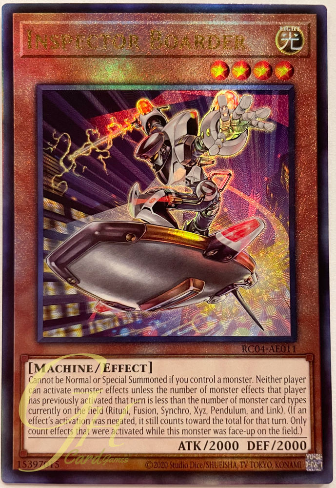 Yugioh [RC04-AE011] Inspector Boarder (Ultimate Rare)