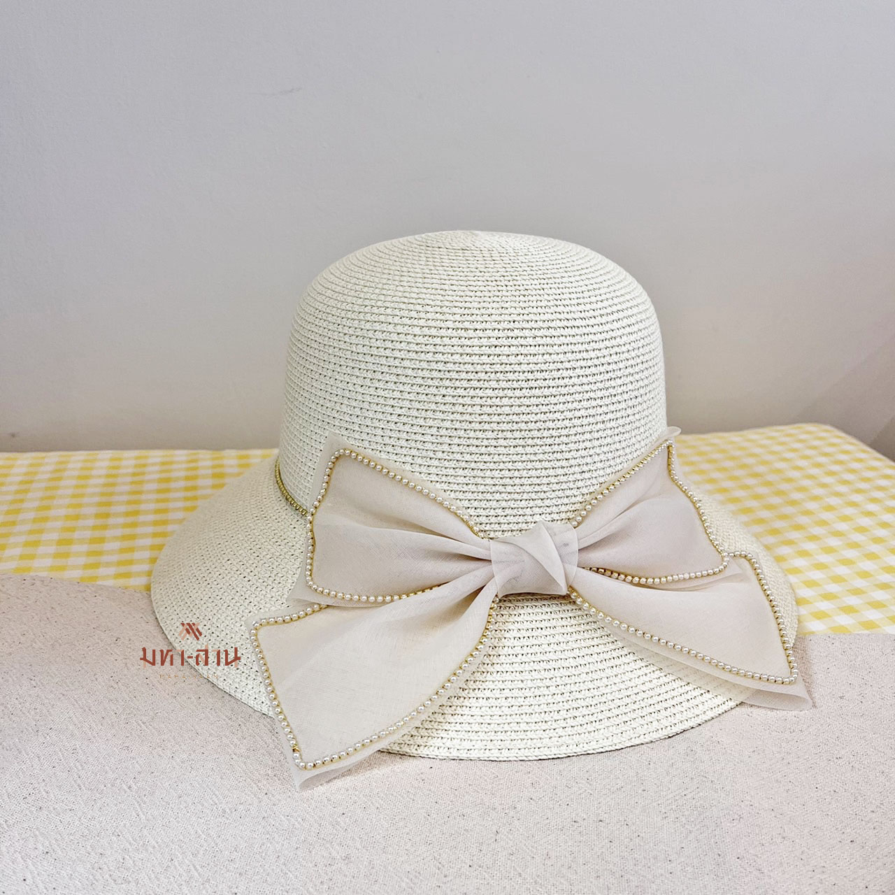 หมวกสาน หมวกไปทะเล หมวกปีกกว้าง 👒