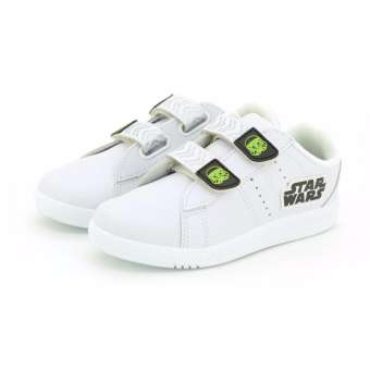 SaleBTS BATA Disney รองเท้านักเรียนผ้าใบ เด็กผู้ชาย สีขาวลายสตาร์วอร์ รหัส 1411142