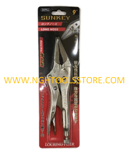 คีมล็อคปากแหลม ขนาด 9" 309LL ยี่ห้อ SUNKEY