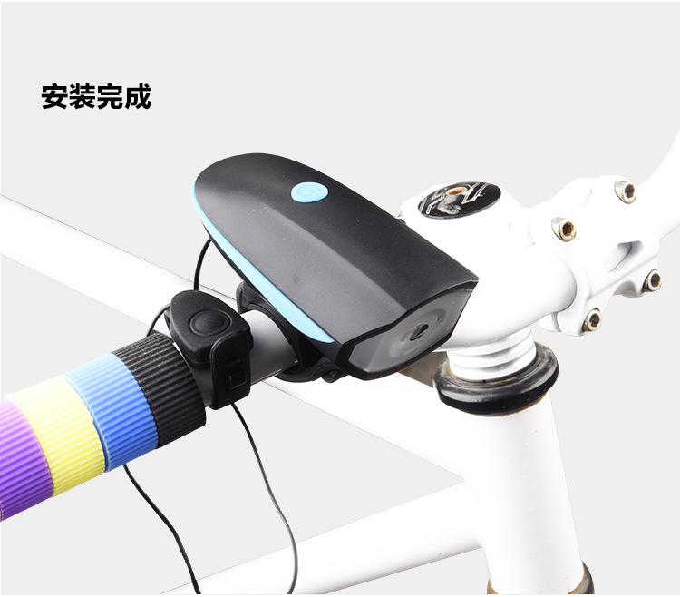 ไฟหน้าจักรยานพร้อมแตรในตัว XPG ชาร์ต USB