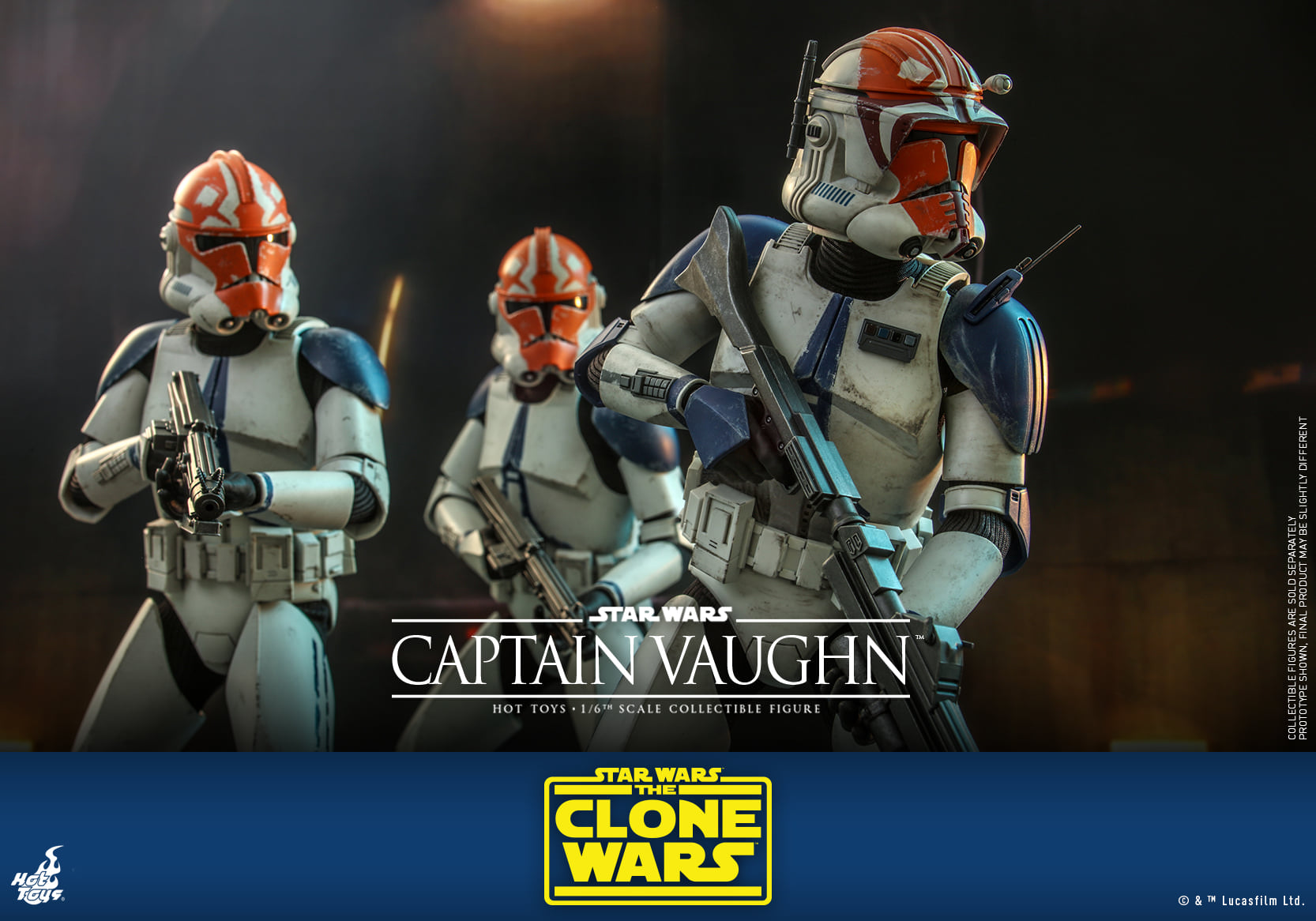 TMS 65 STAR WARS : THE CLONE WARS – CAPTAIN VAUGHN
