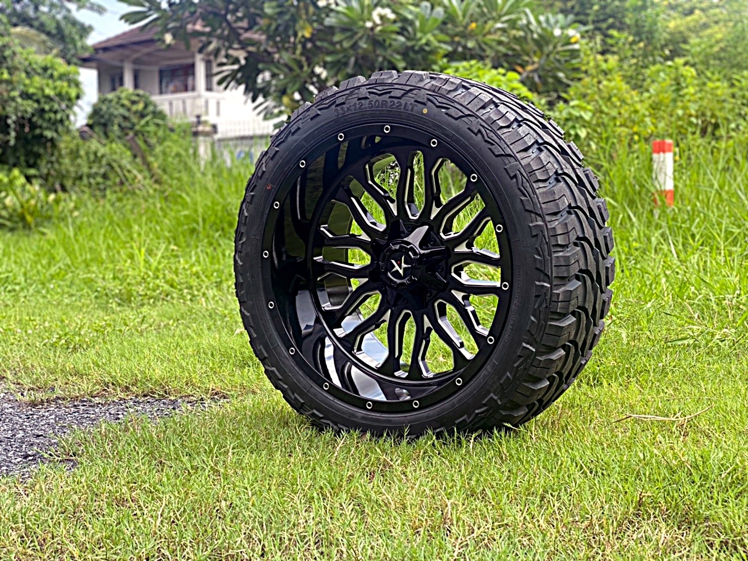 ล้อ OWDUO OFFROAD ขอบ22 กว้าง12.0 ออฟ-44 6/139.7 ทรงเมกา