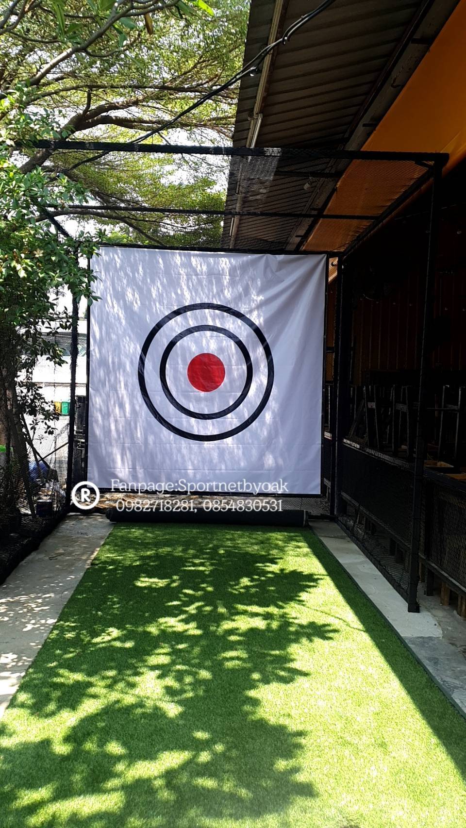 ตาข่ายสนามซ้อมไดร์ฟกอล์ฟในบ้านและห้องซ้อมไดร์กอล์ฟ