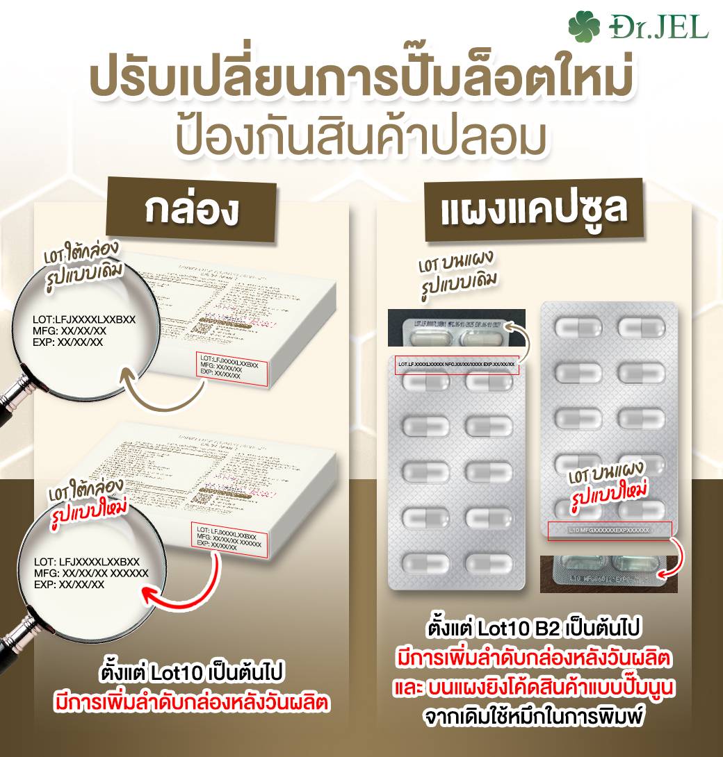 Dr.Jel LF ของแท้ ดูยังไง Dr.Jel LF ของแท้ ดูยังไง