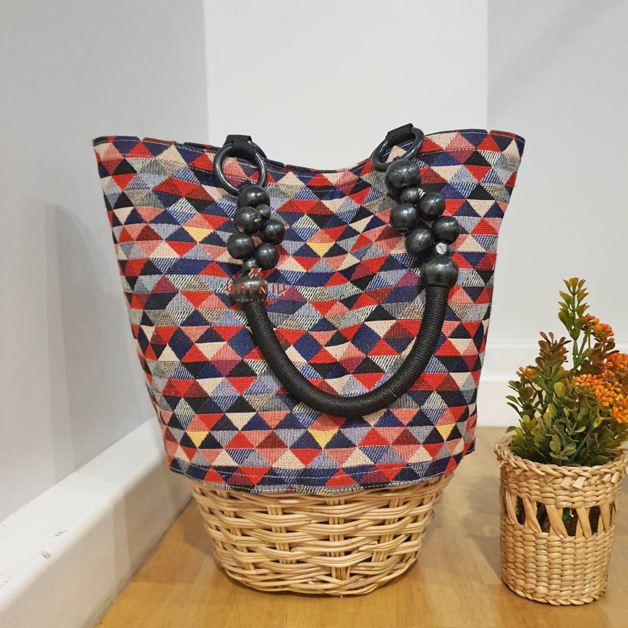 กระเป๋าหวาย กระเป๋าถือ กระเป๋าสาน กระเป๋าคล้องแขน 👜