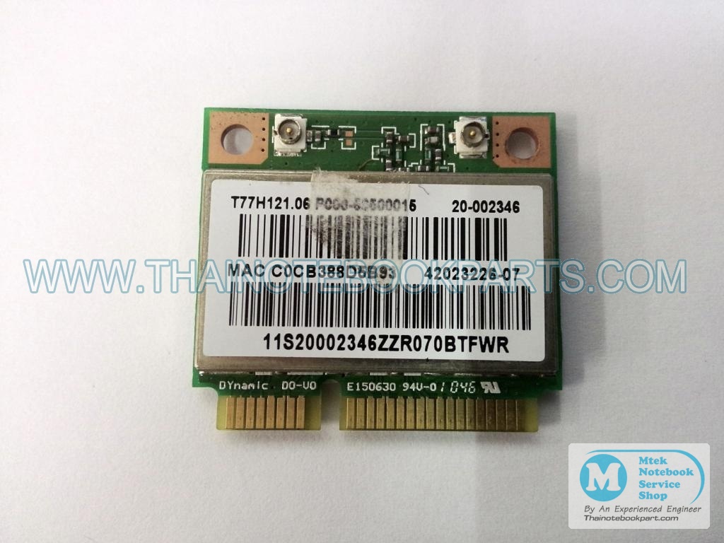 MT05246 การ์ดไวเลส Lenovo IdeaPad S10-3- T77H121.06 Mini PCI Wireless Card (มือสอง) 2