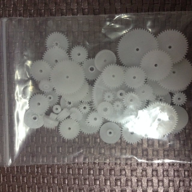 ชุดเฟืองพลาสติกคละขนาด