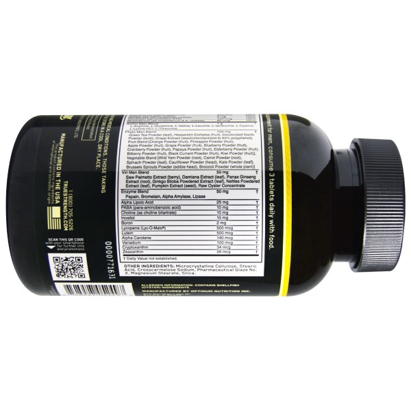 Optimum Nutrition, Opti-Men, 240 Tablets