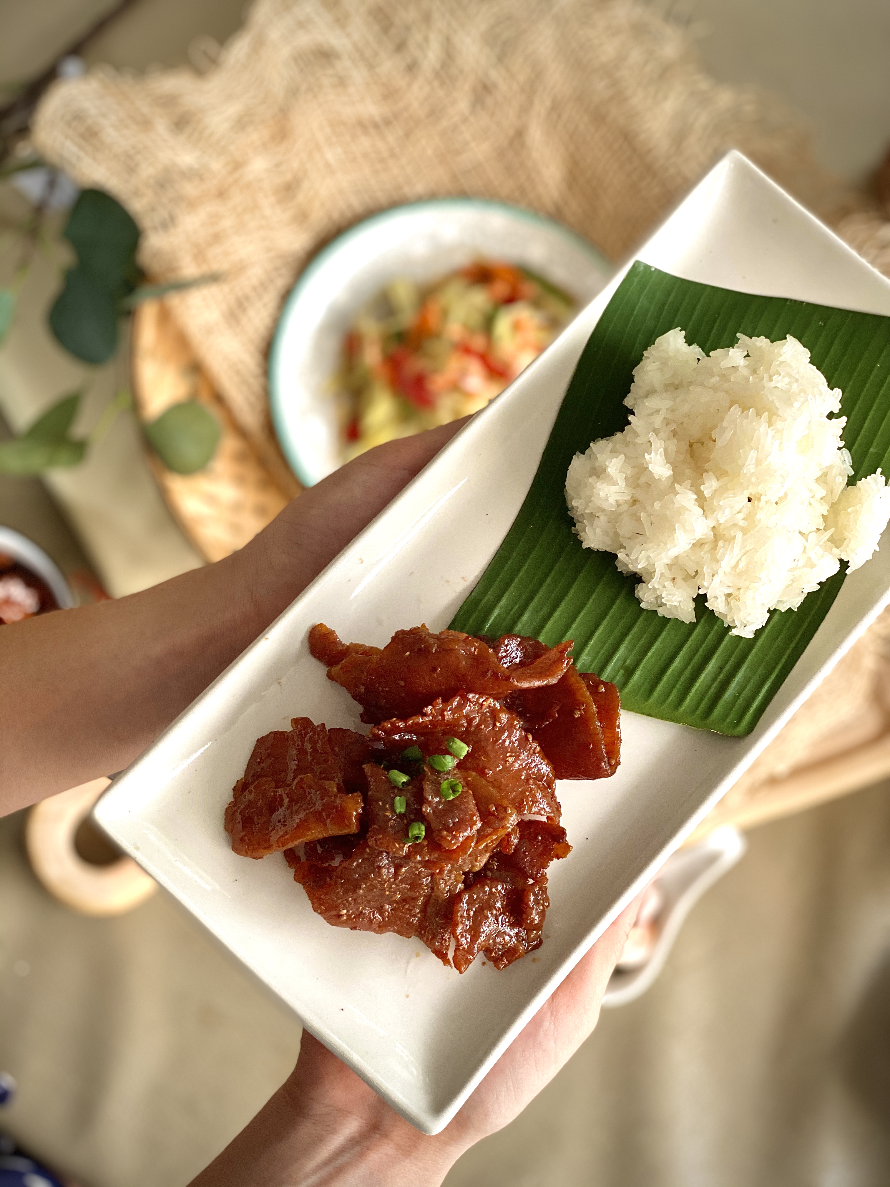 หมูแดดเดียว สูตรนิ่ม ไม่ติดมัน ทอดเสร็จพร้อมส่ง ราคาถูก