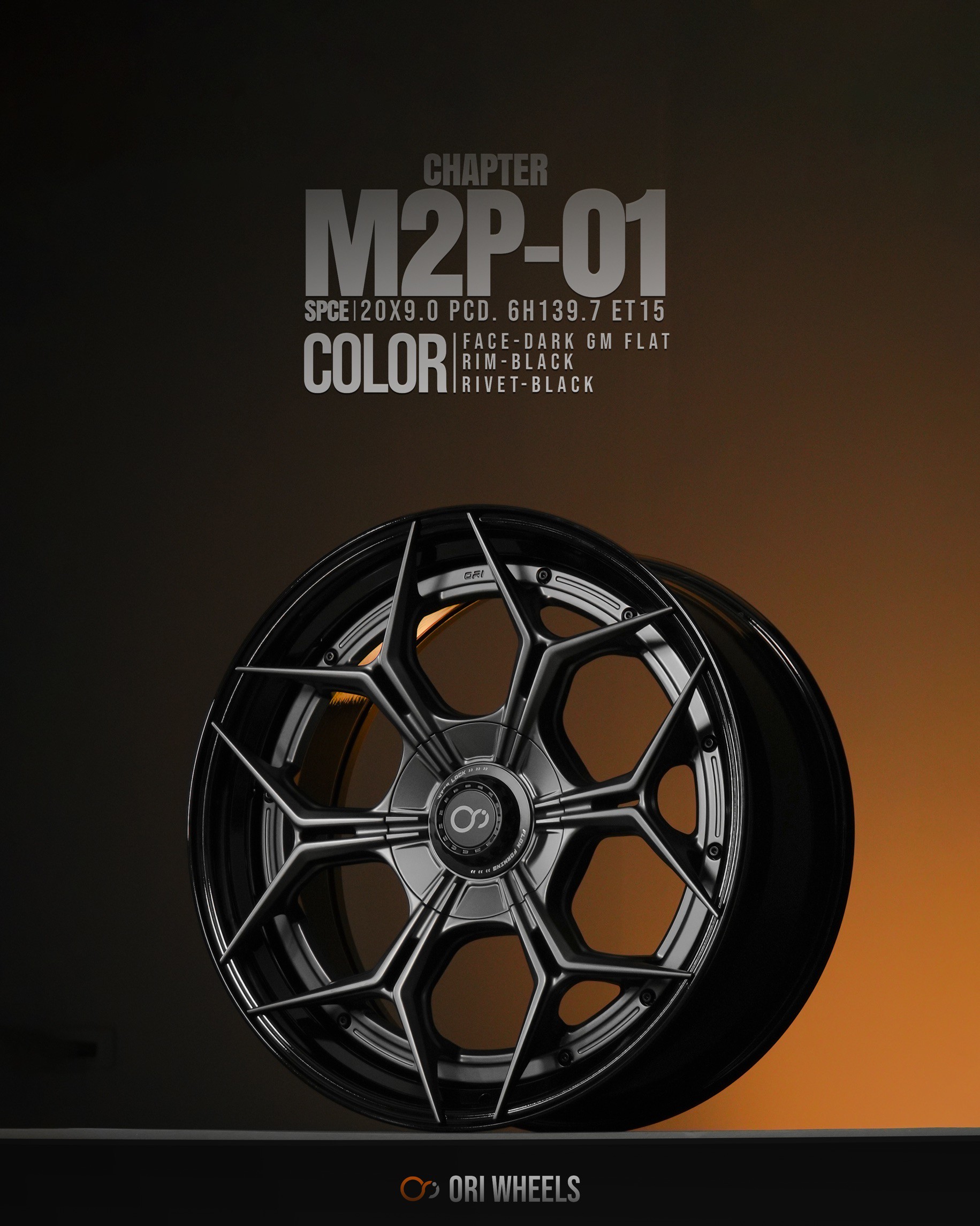 ล้อเข้าใหม่ ยอดนิยม ORIWHEELS CHAPTER M2P-01