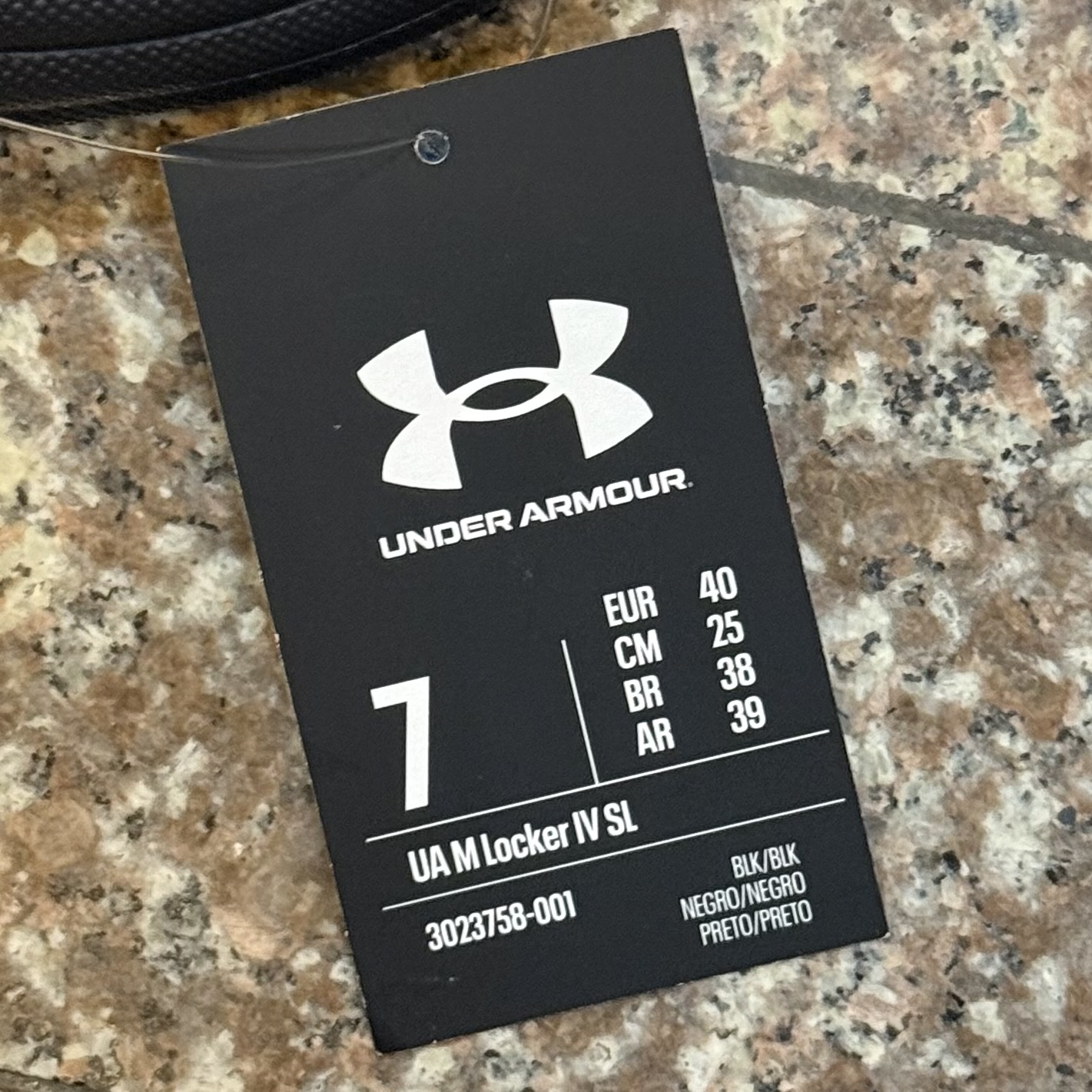 รองเท้า Under Armour Locker Slide ‘BLACK’ (M8/9/10/11US)