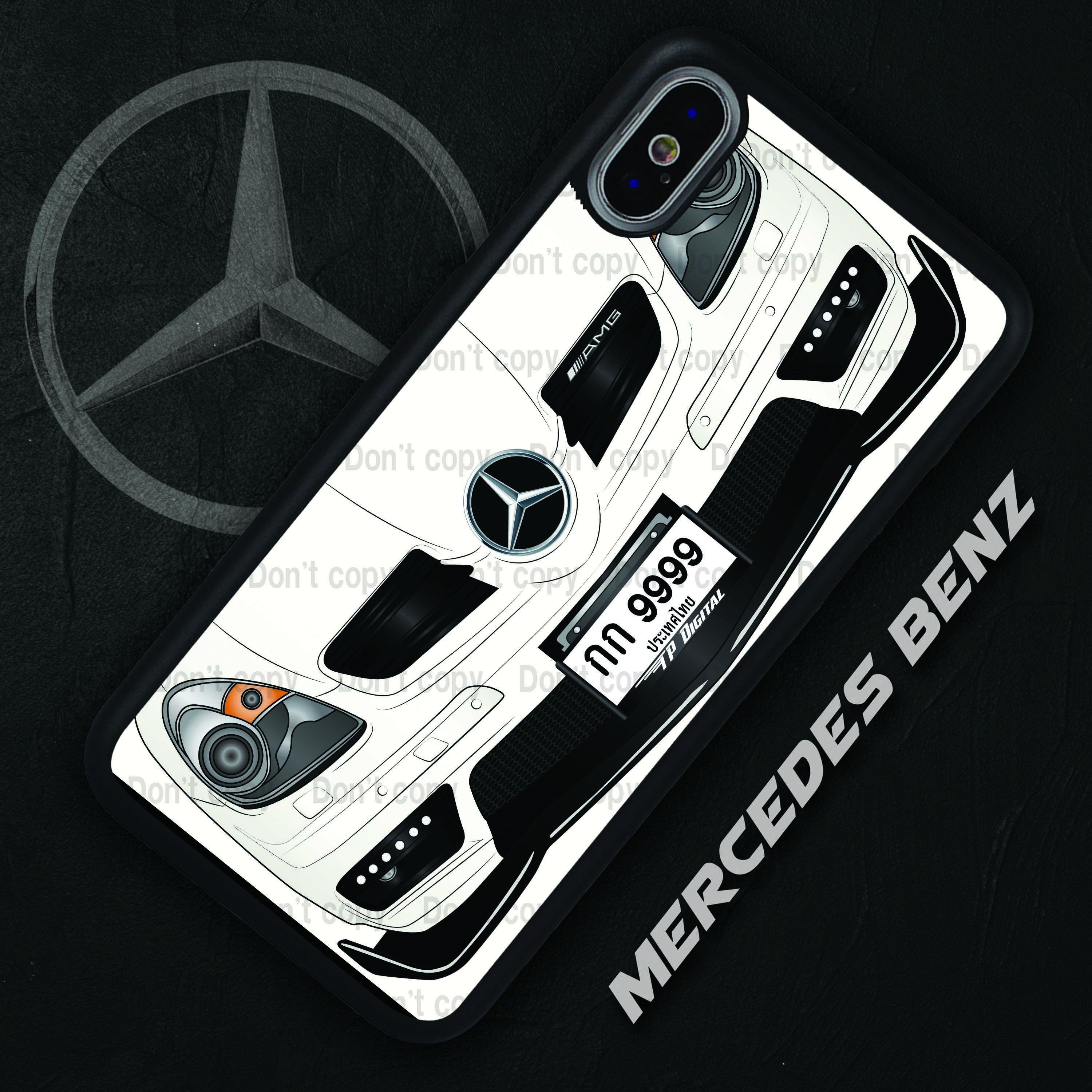 เคสสกรีนลายรถยนต์ Mercedes Benz รุ่น E200