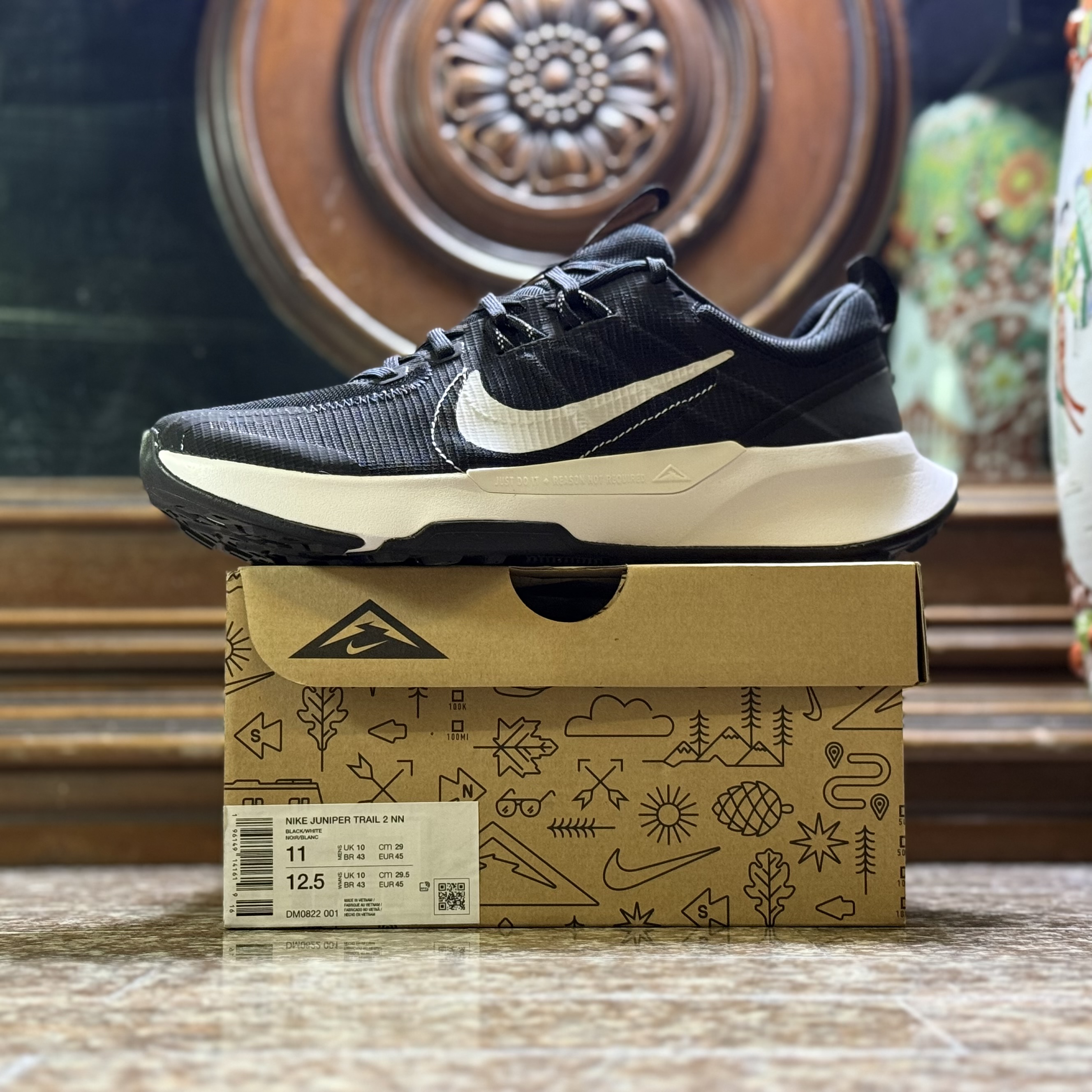 รองเท้าวิ่งเทรล Nike Juniper Trail 2 ‘BLACK’ (M9/10US)