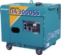 DA-3000SS 2.7/3.0KVA Generator 1Ph 220V Denyo