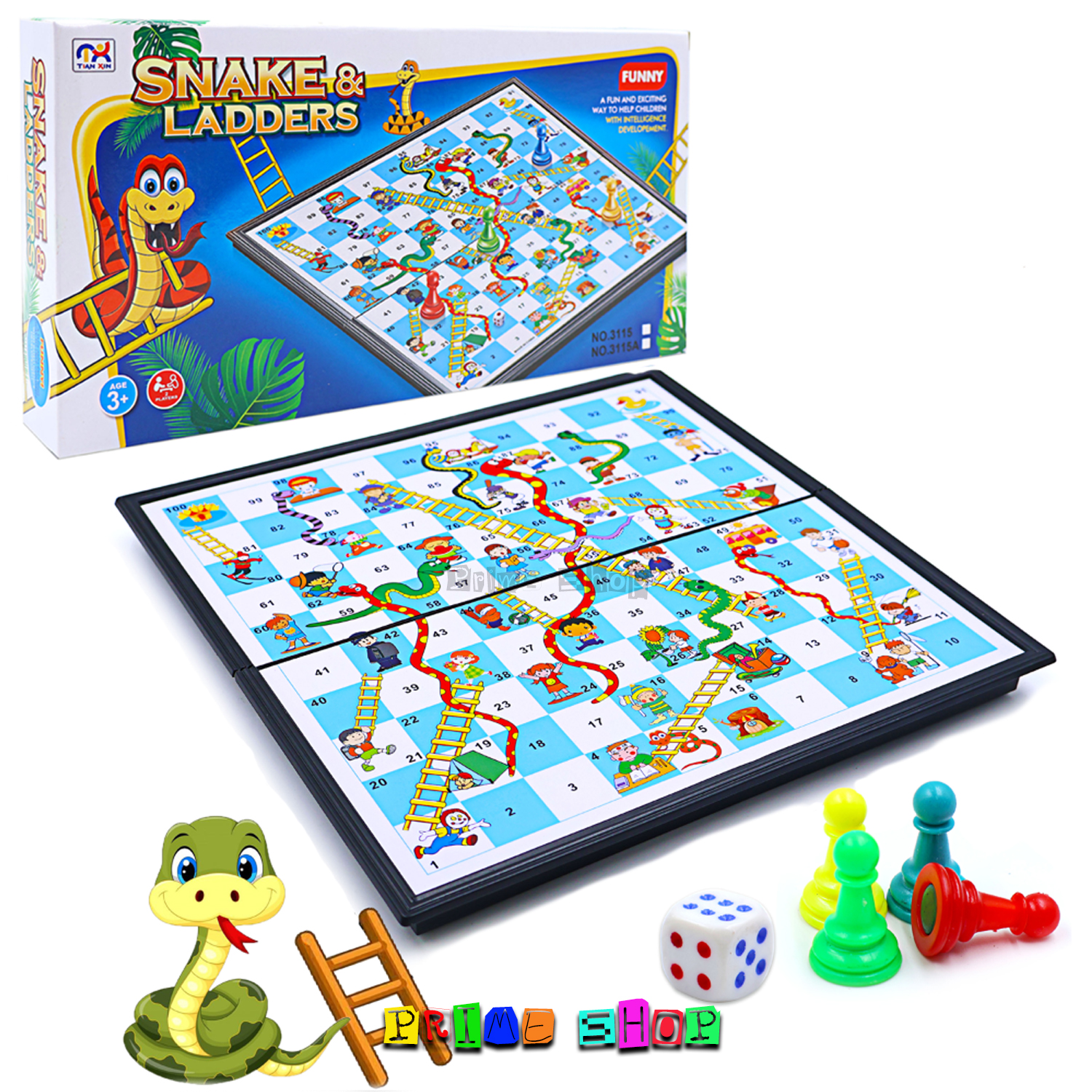 เกมกระดานแม่เหล็ก เกมบันไดงู 94225
