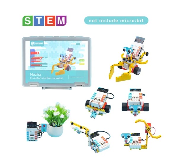 ชุดประกอบตัวต่อ Nezha Inventor's Kit for Micro:bit (***ไม่รวมแผง Micro:bit ***) Nezha Inventor's Kit