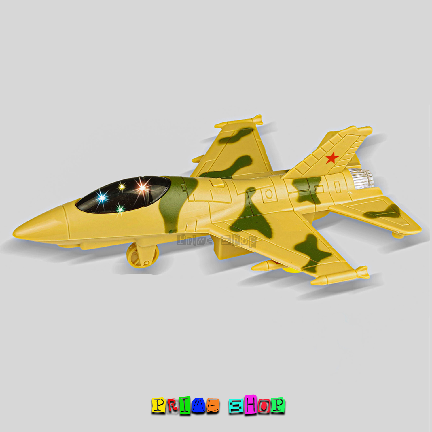 ของเล่นเครื่องบิน F-16 ล้อลาน มีเสียงและไฟ