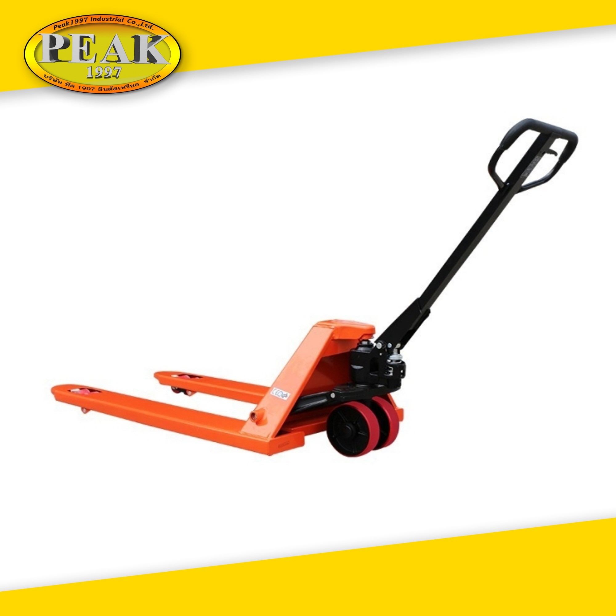 Marton รถลากพาเลท ขนาด 685x1220x195 mm.รับน้ำหนัก 3 ตัน