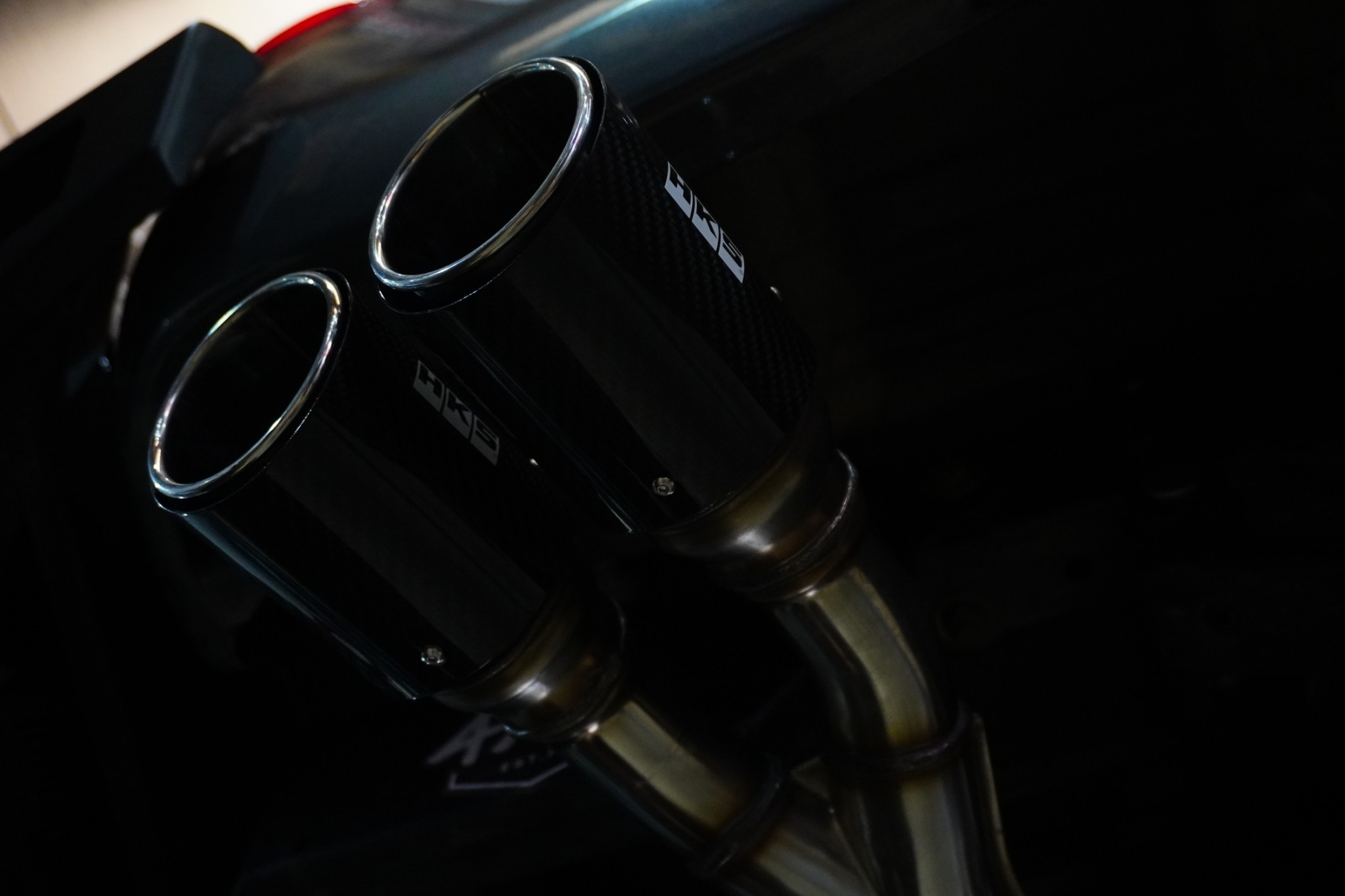 𝙃𝙆𝙎 𝙇𝙀𝙂𝘼𝙈𝘼𝙓 TOYOTA REVO Side muffler Twin Crb