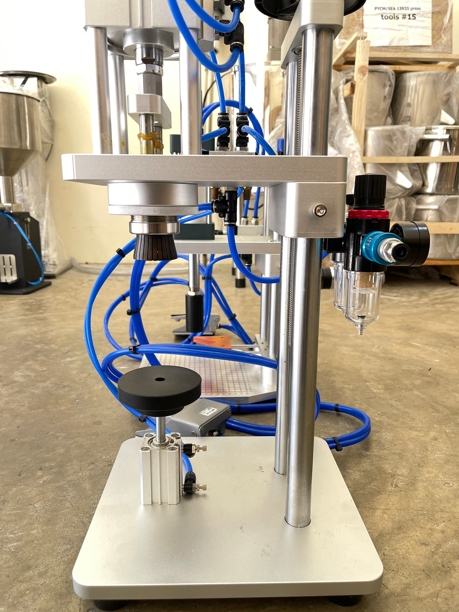 🌈15922 เครื่องกดปิดฝาขวด ขวดน้ำดื่ม ขวดอาหารเสริม ขวดโปรตีน ขวดซอส ขวดน้ำมัน CYT-03