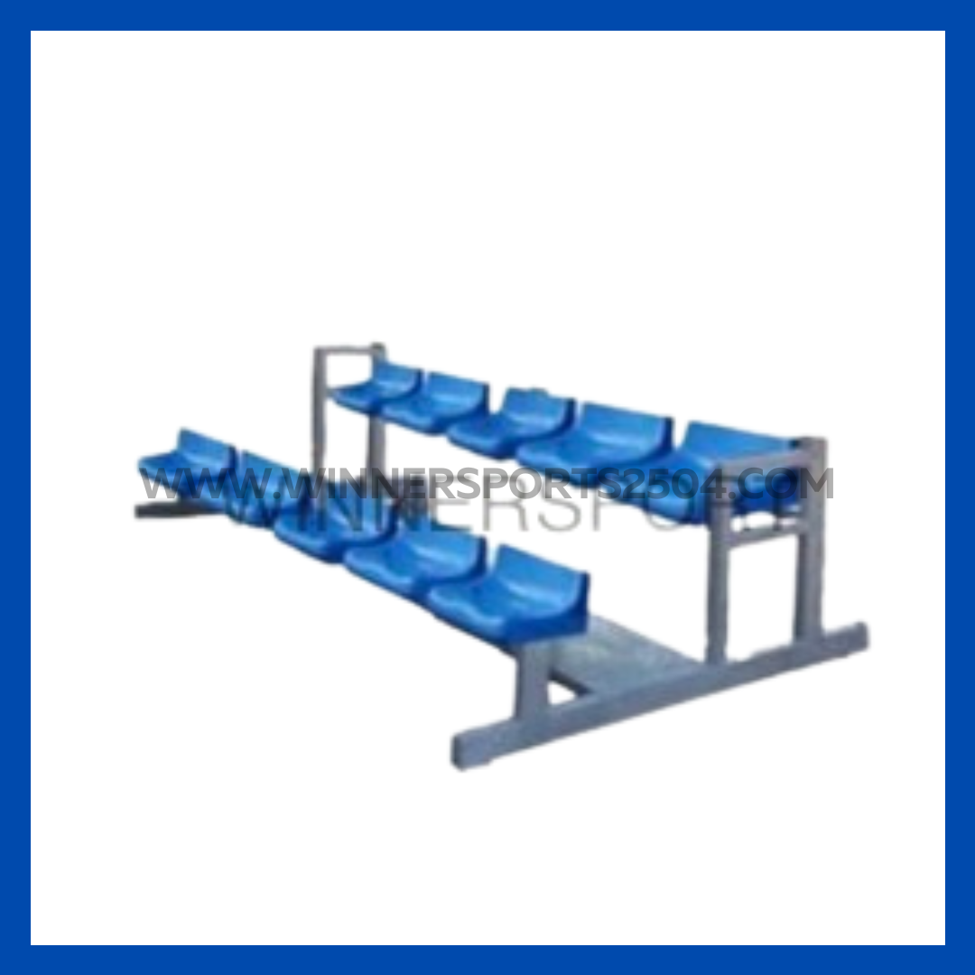 ที่นั่งนักกีฬา 10 ที่นั่ง (ที่นั่งวัสดุ HDPE)