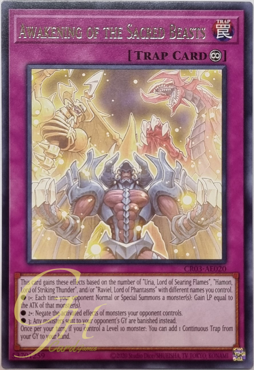 Yugioh [CR03-AE020] Awakening of the Sacred Beasts (Rare)