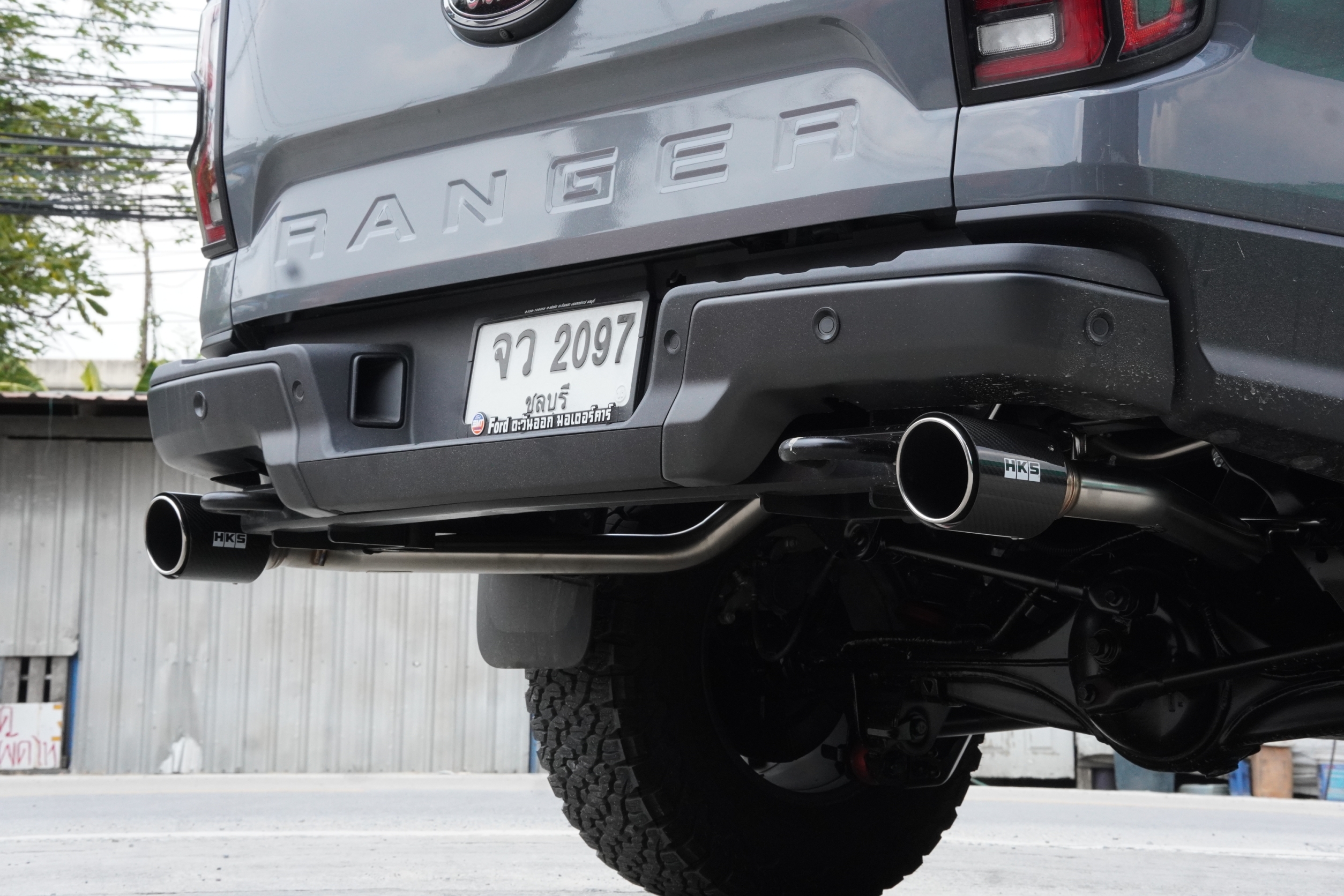 ท่อ HKS พร้อม ดาวไปป์ อดับเตอร์ ใส่ RAPTOR 2.0 ดีเซล ของแท้ FULLSET ที่ STEP9