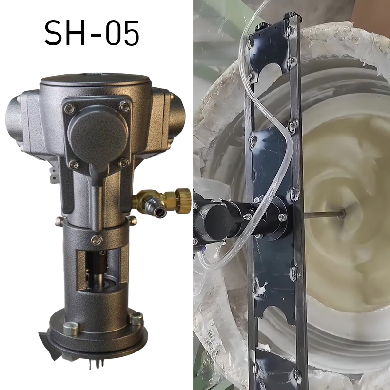 เครื่องกวนแบบลมแนวนอน ยึดถัง IBC 50 SH-05 Pneumatic mixer