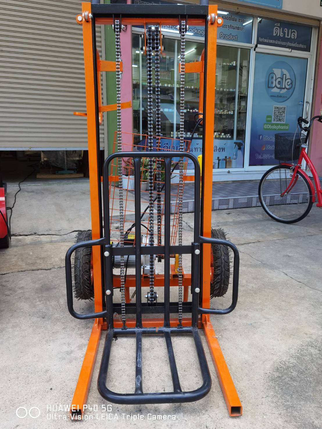 🌈รถเข็นยกของไฟฟ้า เข็นง่ายสะดวก ยกของได้สูงถึง 200 กิโลกรัม ปรับขึ้นลงด้วยระบบไฟฟ้า 1800w Electric Stacker DD1