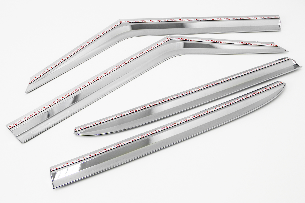 Chrome Door Visor for Soul ( กันสาดแบบโครเมี่ยม )