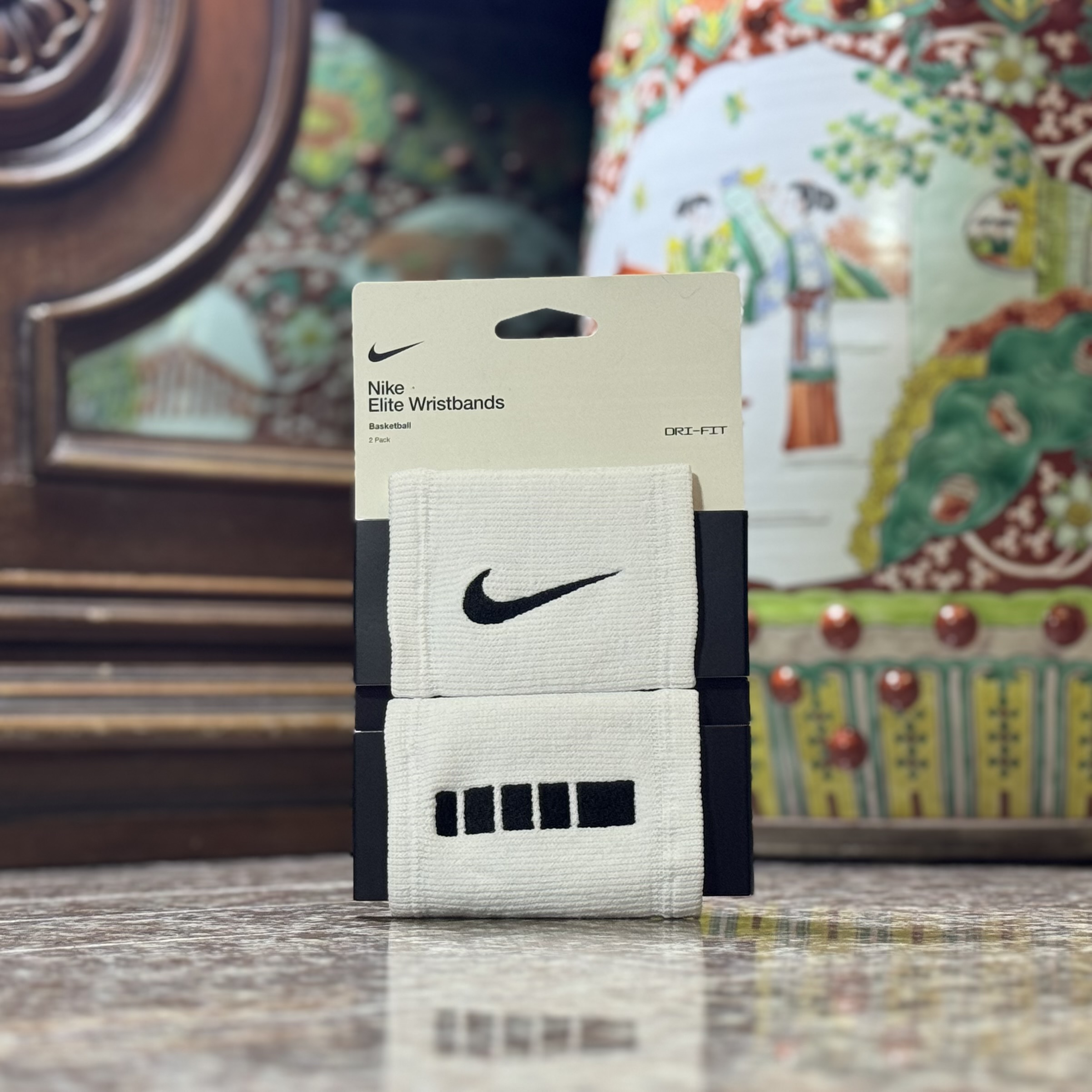 ผ้ารัดข้อมือ Nike Elite Wristband ‘WHITE’