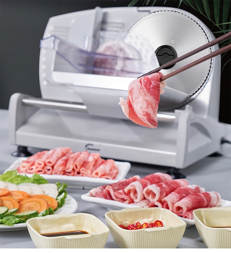 เครื่องหั่นม้วนเนื้อแกะไฟฟ้าสำหรับใช้ในบ้าน haoluck