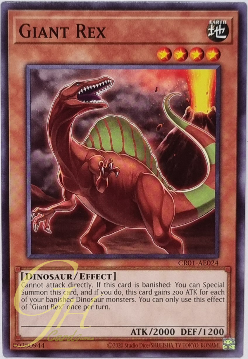 Yugioh [CR01-AE024] Giant Rex (Common)