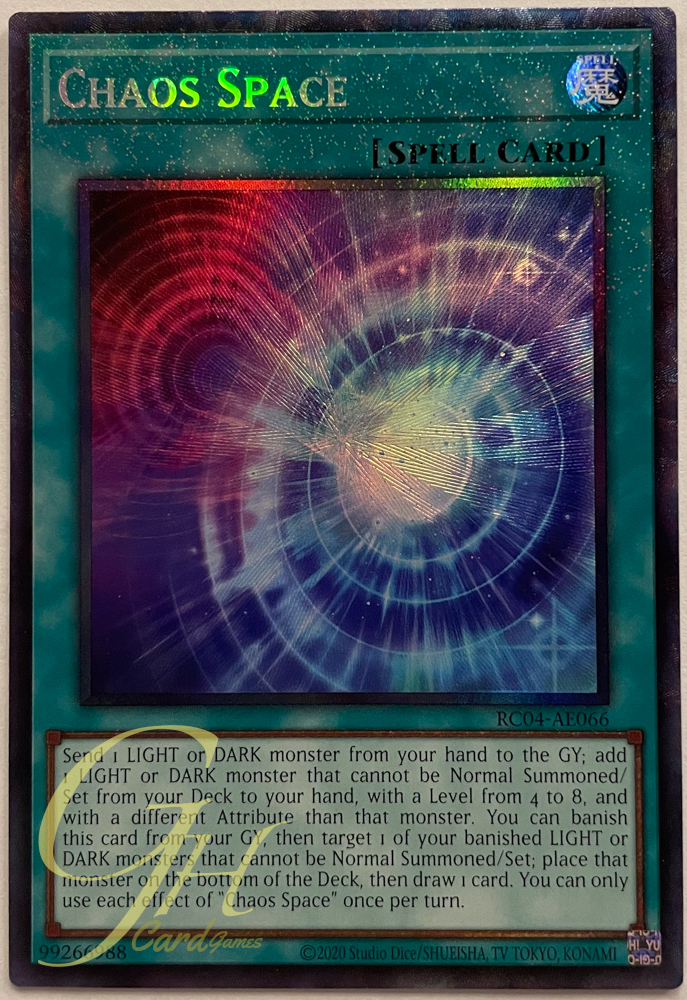 Yugioh [RC04-AE066] Chaos Space (Collector's Rare)