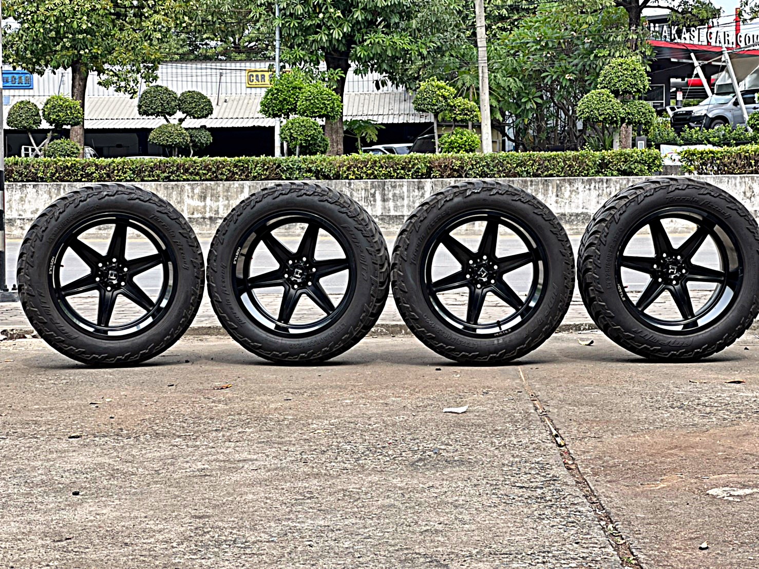 FORD RANGER ล้อ HOSTILE H117 ขอบ22 ที่ STEP9
