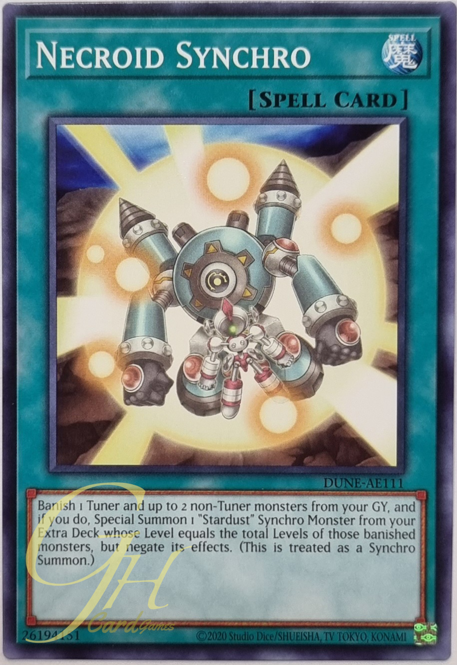 Yugioh [DUNE-AE111] Necroid Synchro (Common)