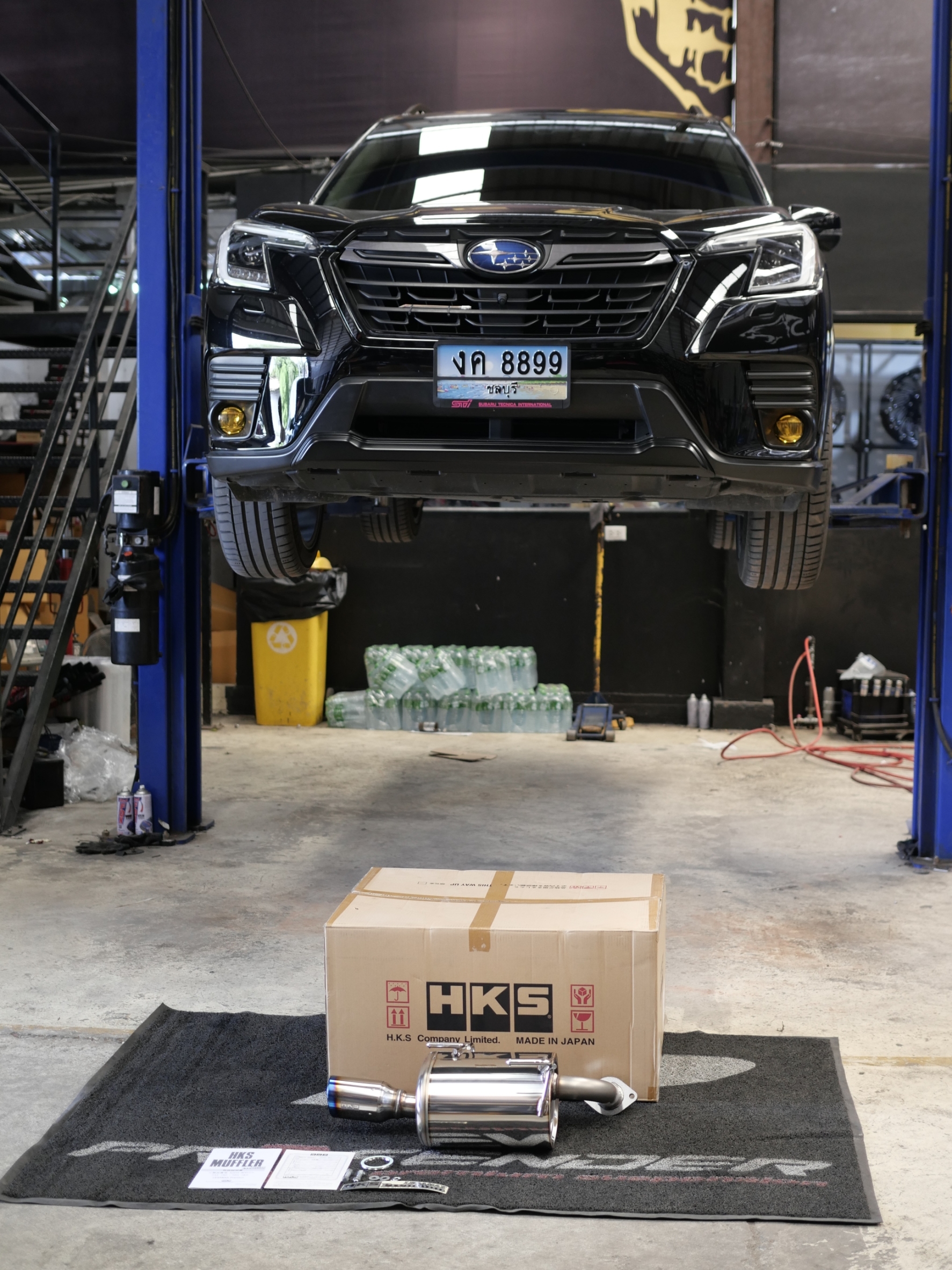 ท่อ HKS ใส่ SUBARU FORESTER ของแท้ที่ STEP9 เท่านั้น