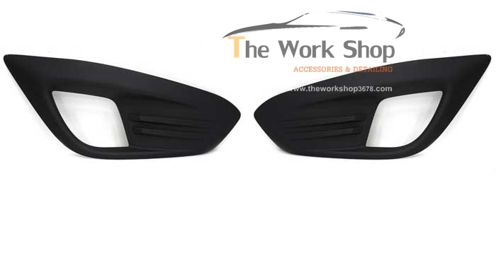 Black Fog Lamp Cover for Tucson - V.1 ( ครอบไฟตัดหมอก สีดำ )